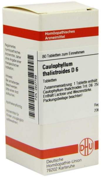 Caulophyllum Thalictroides D 6 Tabletten