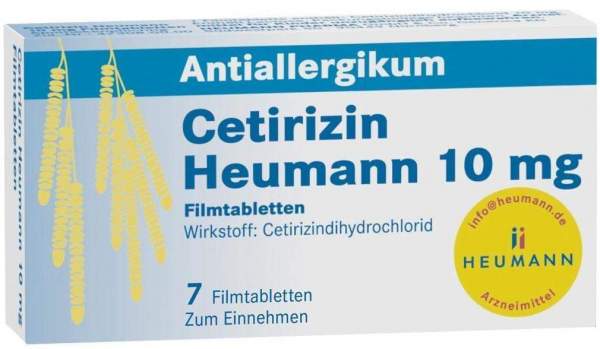 Cetirizin Heumann 10 mg 7 Filmtabletten