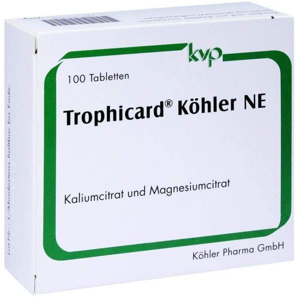 Trophicard Köhler Ne Tabletten 100 Tabletten