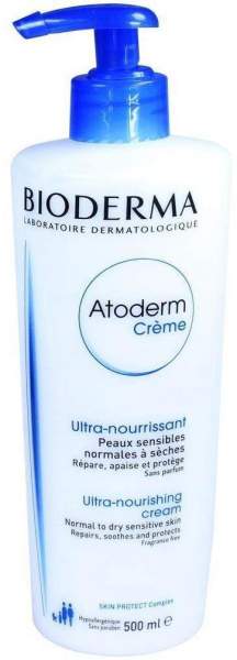 Bioderma Atoderm Creme Für Trockene Haut 500 ml