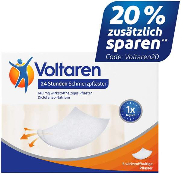 Voltaren 24h Schmerzpflaster 5 Stück