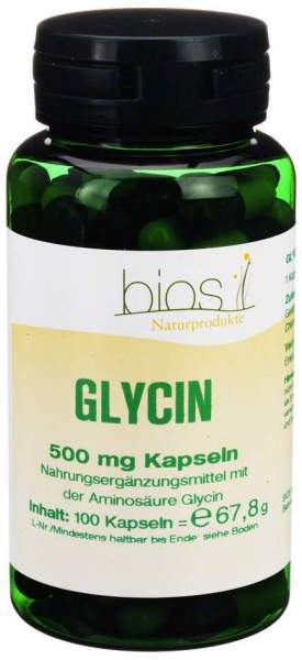 Glycin 500 mg Bios Kapseln