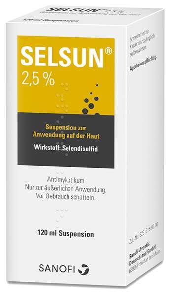 Selsun 2,5 % Suspension 120 ml