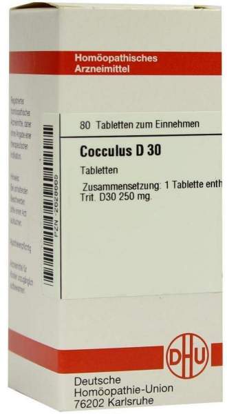 Dhu Cocculus D30 80 Tabletten