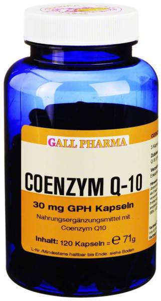Coenzym Q10 30 mg Gph Kapseln 120 Kapseln