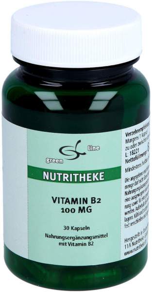 Vitamin B2 100 mg 30 Kapseln