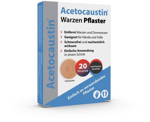 Acetocaustin 20 Warzenpflaster