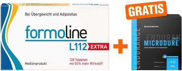 Formoline L112 Extra 128 Tabletten + gratis Microbionic Microdure 15 Sachets