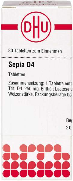 Sepia D 4 80 Tabletten