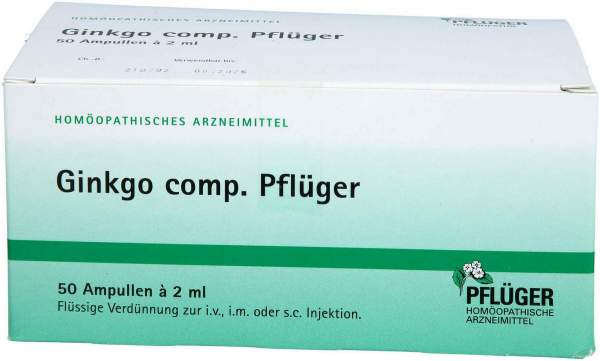 Ginkgo Comp.Pflüger Ampullen 50 Stück A 2 ml