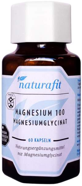 Naturafit Magnesium 100 mg Magnesiumglycinat 60 Kaps.