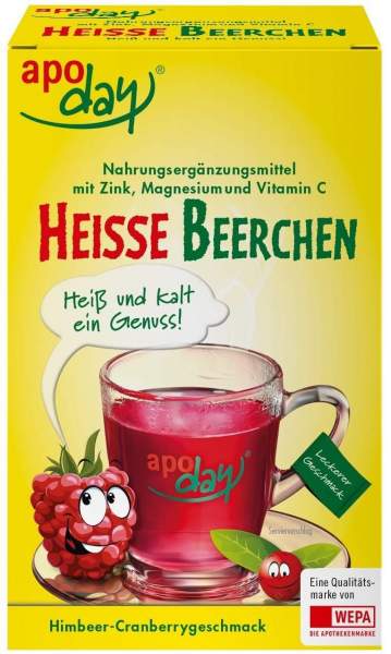 Apoday Heiße Beerchen + Vitamin C + Zink + Magnesium 10 X 10 G...