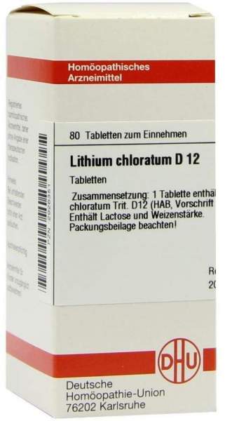 Lithium Chloratum D 12 Tabletten