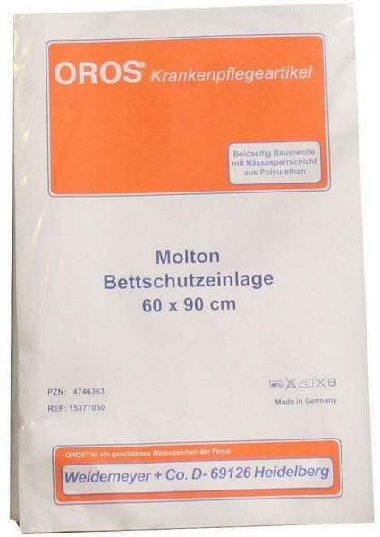 Molton Bettschutzeinlage 60 X 90 cm 1 Stück