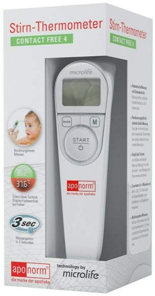 Aponorm Fieberthermometer Stirn Contact Free 4