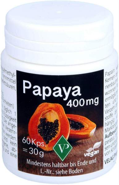 Papaya 400 mg 60 Kapseln
