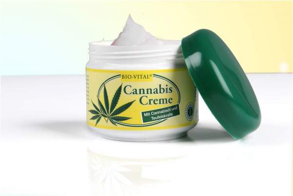 Bio-Vital Cannabis Creme mit Cannabisöl und Teufelskralle 125 ml