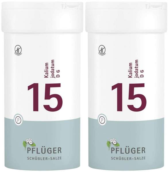 Biochemie Pflüger 15 Kalium jodatum D6 2 x 400 Tabletten