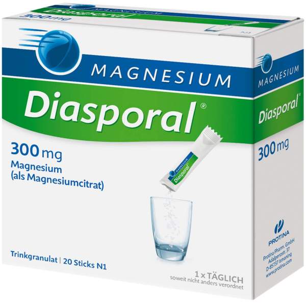 Magnesium Diasporal 300 mg 20 Granulat Beutel