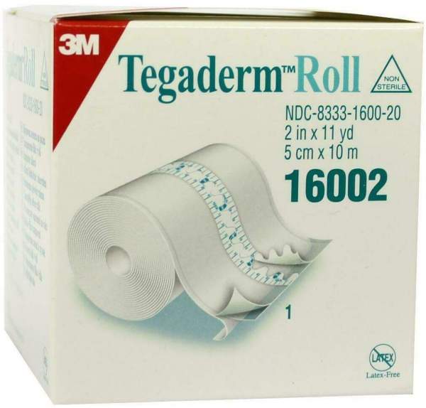 Tegaderm 3m Pflaster 5cmx10m Rolle 16002