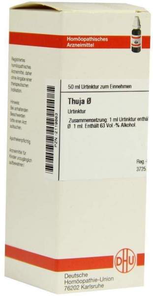 Thuja Urtinktur 50 ml Dilution