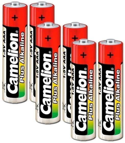CAMELION Plus Alkaline Batterie AAA Micro 6 Stück