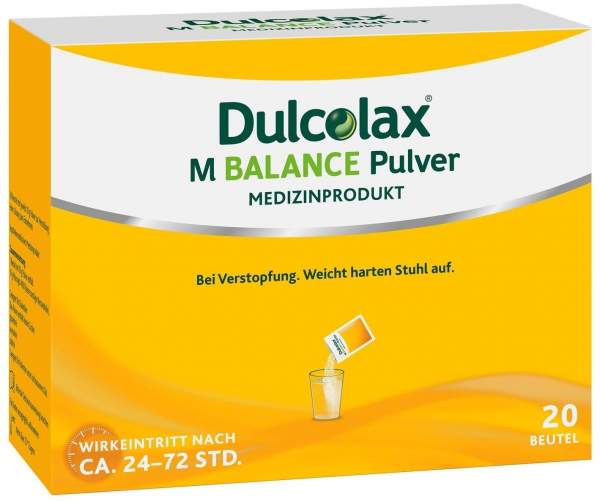 Dulcolax M Balance 20 x 10 g Pulver Medizinprodukt