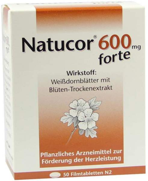 Natucor 600 mg Forte 50 Filmtabletten