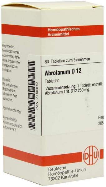 Abrotanum D 12 Tabletten