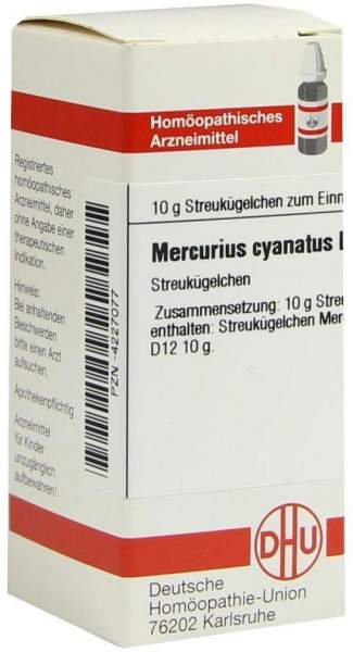 Mercurius Cyanatus D 12 Globuli
