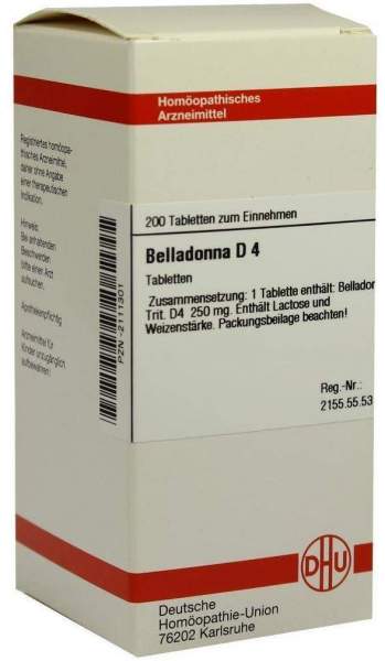Belladonna D4 200 Tabletten