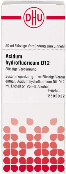 Acidum hydrofluoricum D 12 Dilution 10ml