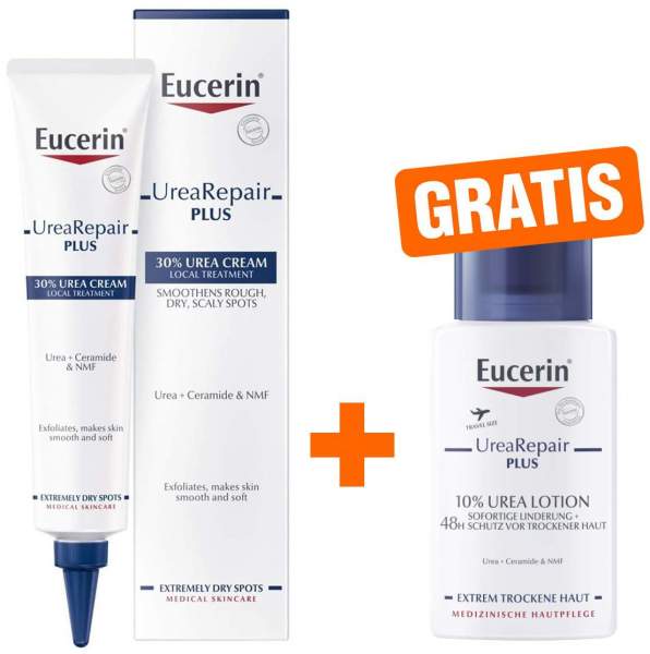 Eucerin UreaRepair Plus 30% Intensiv 75 ml Creme + gratis UreaRepair PLUS Lotion 10% 100 ml