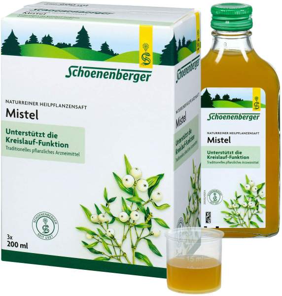 Mistel Schoenenberger Heilpflanzensäfte 3 X 200 ml Saft