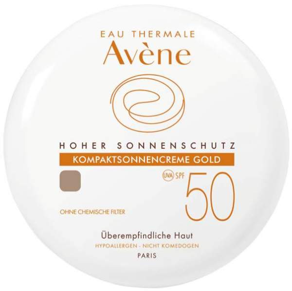 Avene Kompaktsonnencreme SPF 50 Gold 10 g Creme
