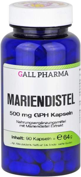Mariendistel 500 mg Gph 90 Kapseln