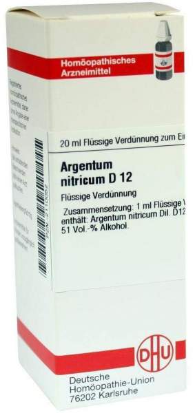 DHU Argentum nitricum D12 20 ml Dilution