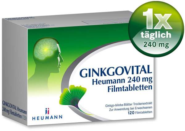 Ginkgovital Heumann 240 mg 120 Filmtabletten
