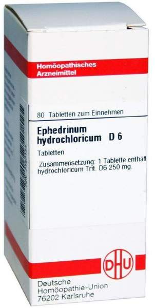 Ephedrinum Hydrochl. D 6 Tabletten