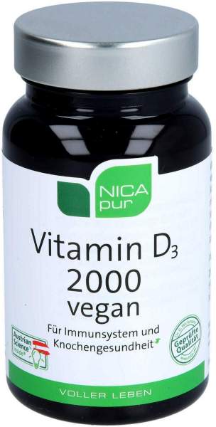Nicapur Vitamin D3 2000 Vegan 60 Kapseln