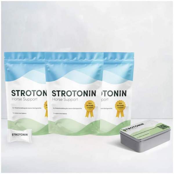 Strotonin Nerve Support Einzelfuttermittel für Pferde 180 x 1 g Pulver