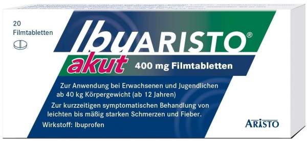 Ibuaristo Akut 400 mg 20 Filmtabletten