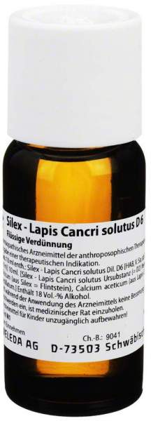 Weleda Silex Lapis Cancri solutus D6 50 ml Dilution