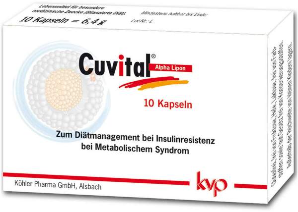 Cuvital Alpha Lipon Kapseln 10 Stück
