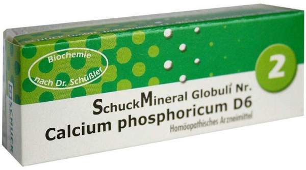 Schuckmineral Globuli 2 Calcium Phosphoricum D6 7,5 G Globuli