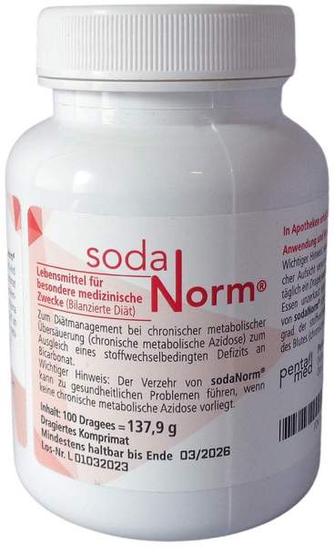 Sodanorm Magensaftresistente Dragees 100 Stück