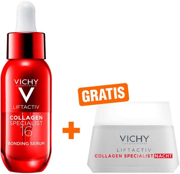 Vichy Liftactiv Collagen Specialist 16 Bonding Serum 30 ml + gratis Vichy Liftactiv Collagen Specialist Nacht 15 ml