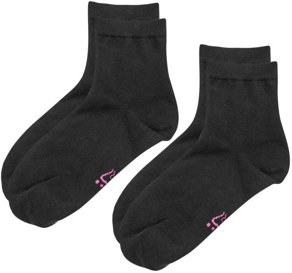 GoBunion Socken mit Zehenspreizer 39-42 schwarz, 2 Paar