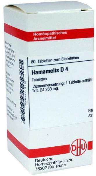 DHU Hamamelis D4 80 Tabletten