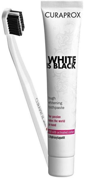 Curaprox White Is Black Kohlezahnpasta M